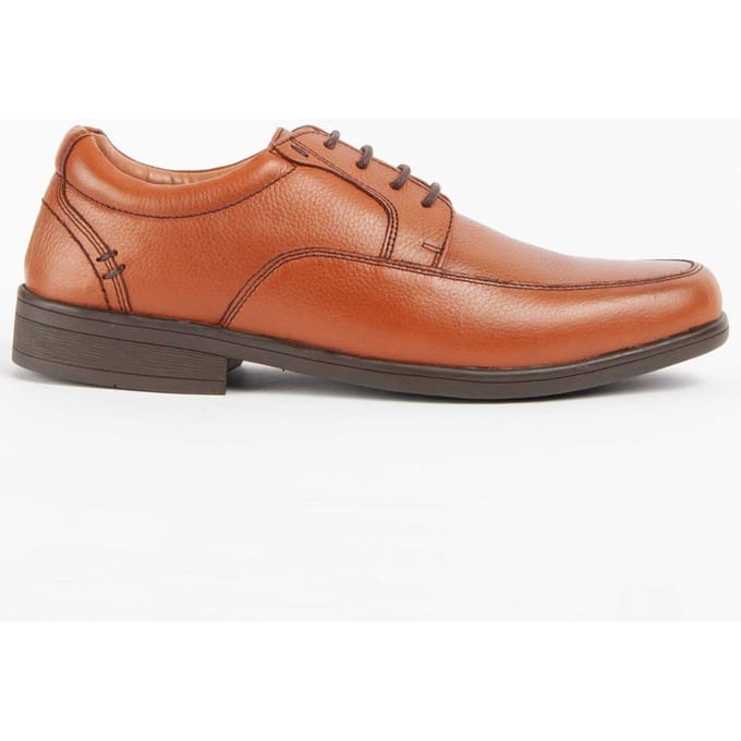 Zapato De Piel Para Hombre.  Purapiel  Confore11  102490 45 bruin