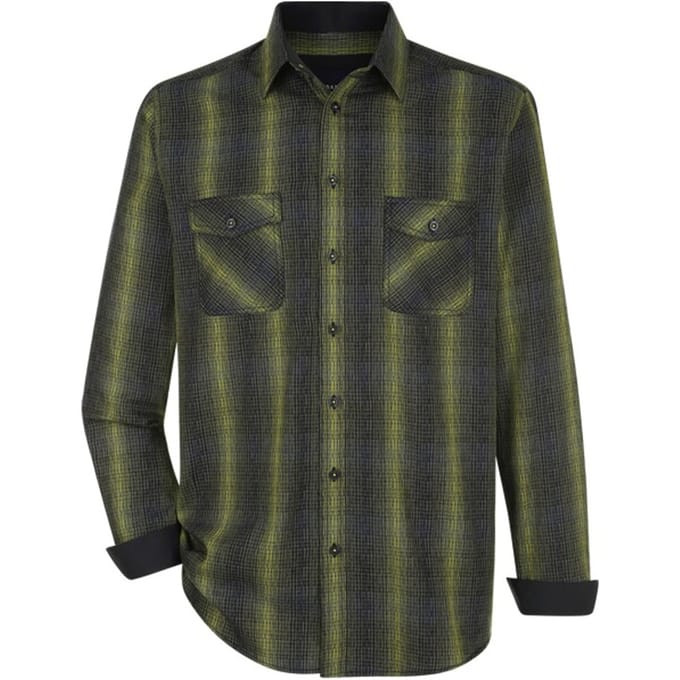 Babista herren Overhemd - 41/42 - groen - Plus Size