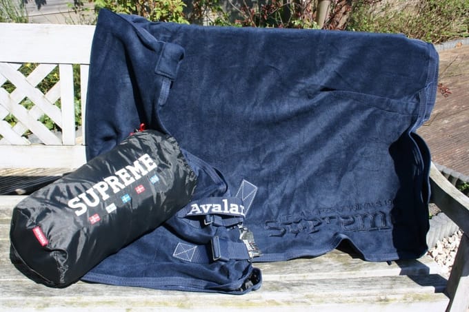 Horze Supreme zweetdeken Avalanche - blauw - 215 (165)