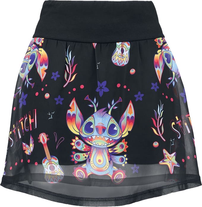 Lilo & Stitch Viva Mexico Dames Minirok - meerkleurig - XXL