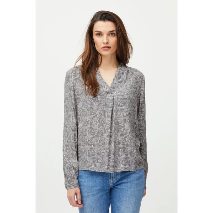 Damesblouse met lange mouwen Pulz Jeans Gene