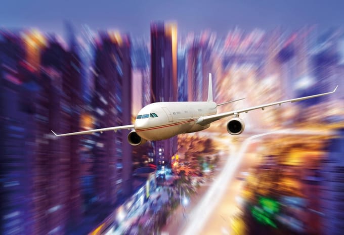Plane Photo Wallcovering