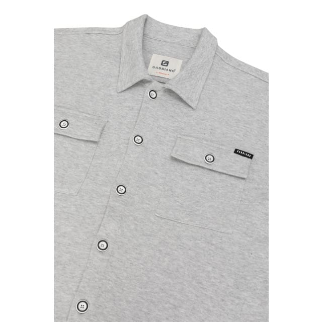 Gabbiano - Heren Overshirt - 425546 - 605 Grey Melange