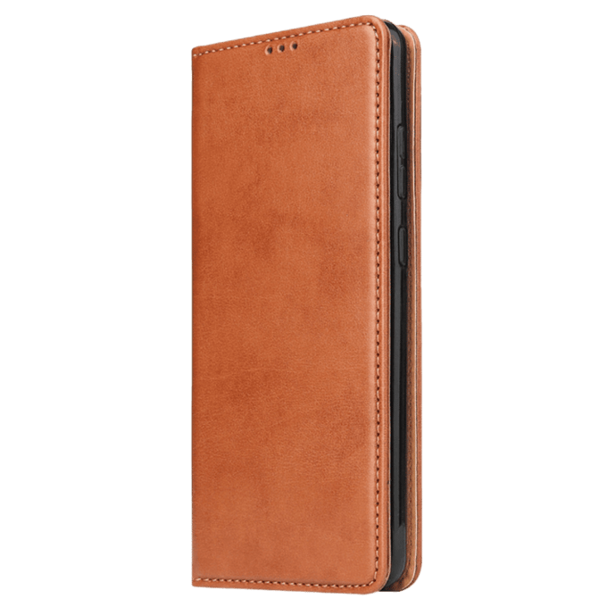Fierre Shann Samsung Galaxy S20 Ultra Slim Wallet Hoesje  Bruin