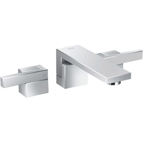 AXOR Edge 3-hole concealed washbasin mixer for wall mounting, diamond cut 46061000
