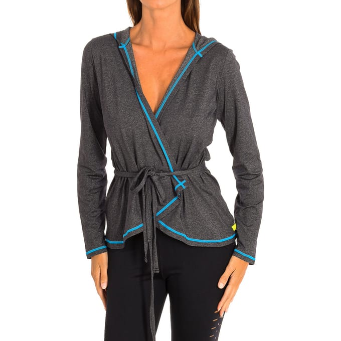 Dames sportjack met lange mouwen en capuchon Z1T00503