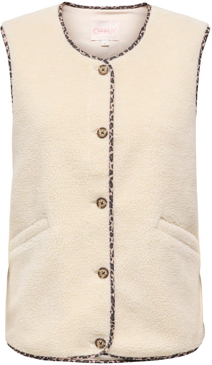 Only Baby Life Teddy Vest Dames - Maat L