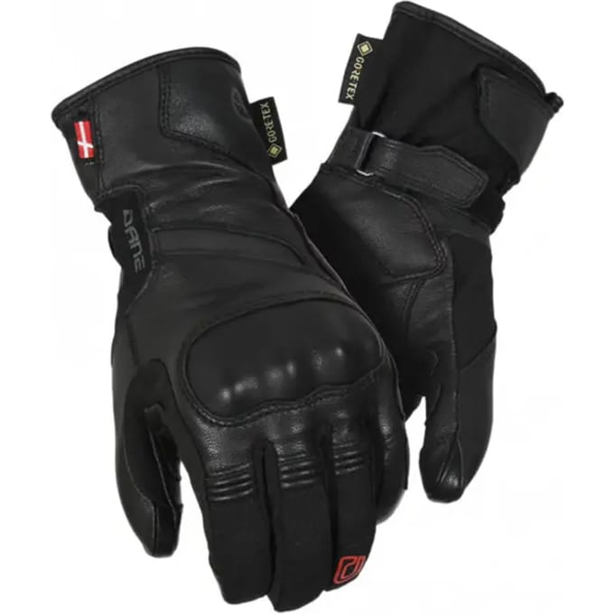 Leren motorhandschoenen voor dames in het tussenseizoen Dane Kirsa Gore-Tex Grip