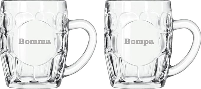 Bierpul gegraveerd - 55cl - Bomma-Bompa