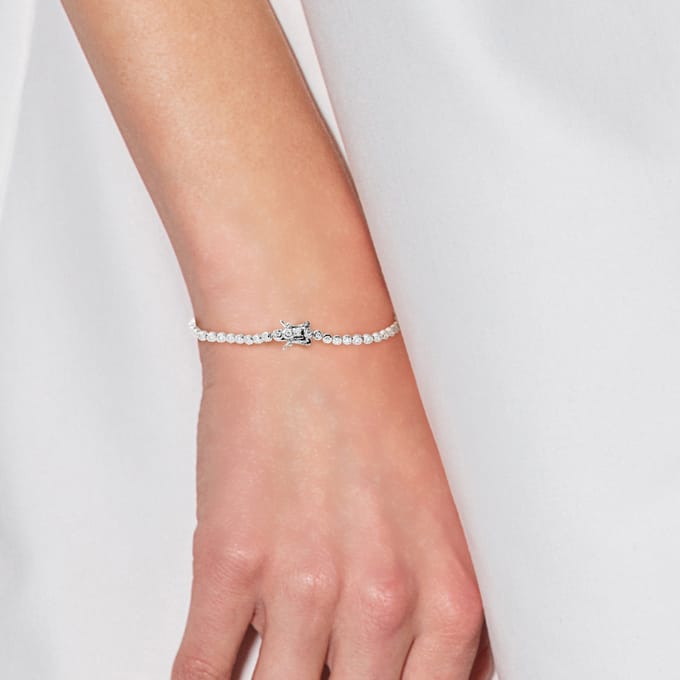 River River Armband Zirkoniumoxiden Serti Claw Sieraden 925