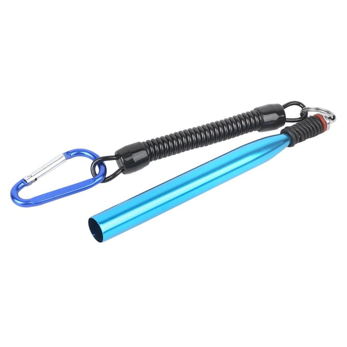 Aluminiumlegering Wacky Rig Tool Bloedworm Zacht Aas Bindring met O Rubber Ringblauw gray
