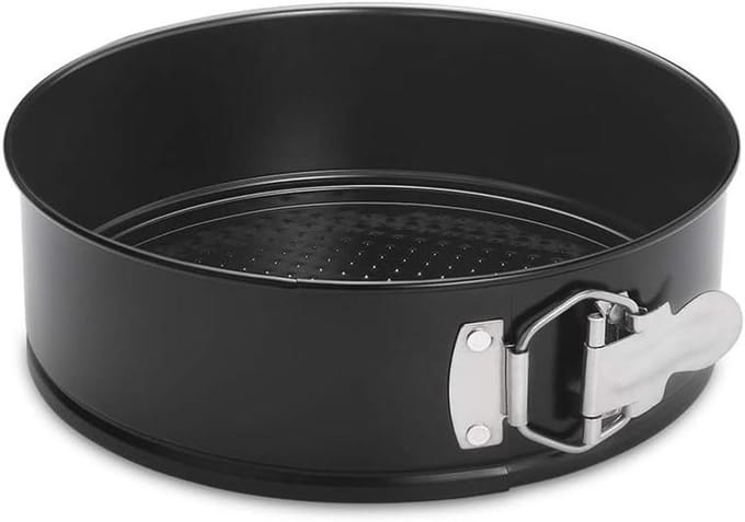 Springvorm - Taartvorm Bakvorm - Taarten Bakken - Uitneembare Bodem - 8 Inch - Zwart