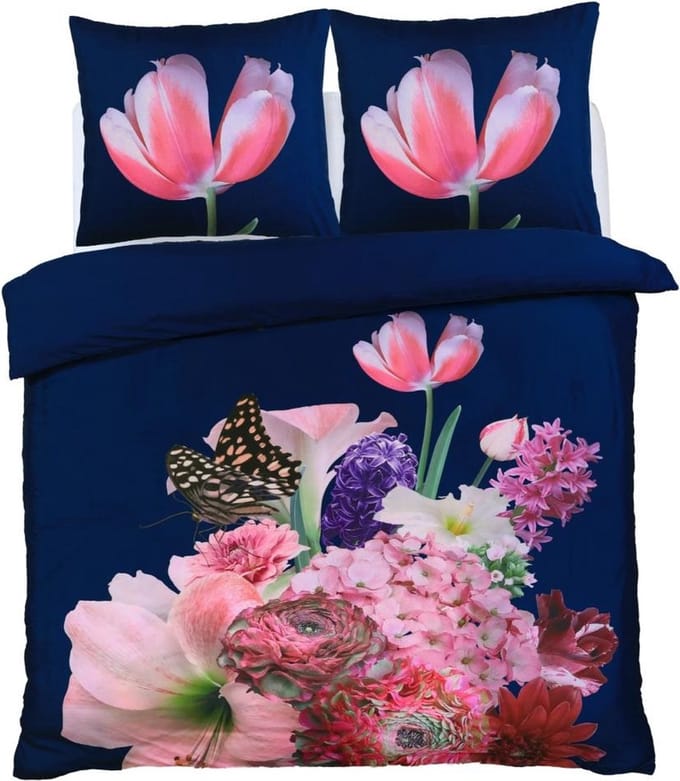 Husch Dekbedovertrek Spring Flower - 240x200/220 - Bloemen