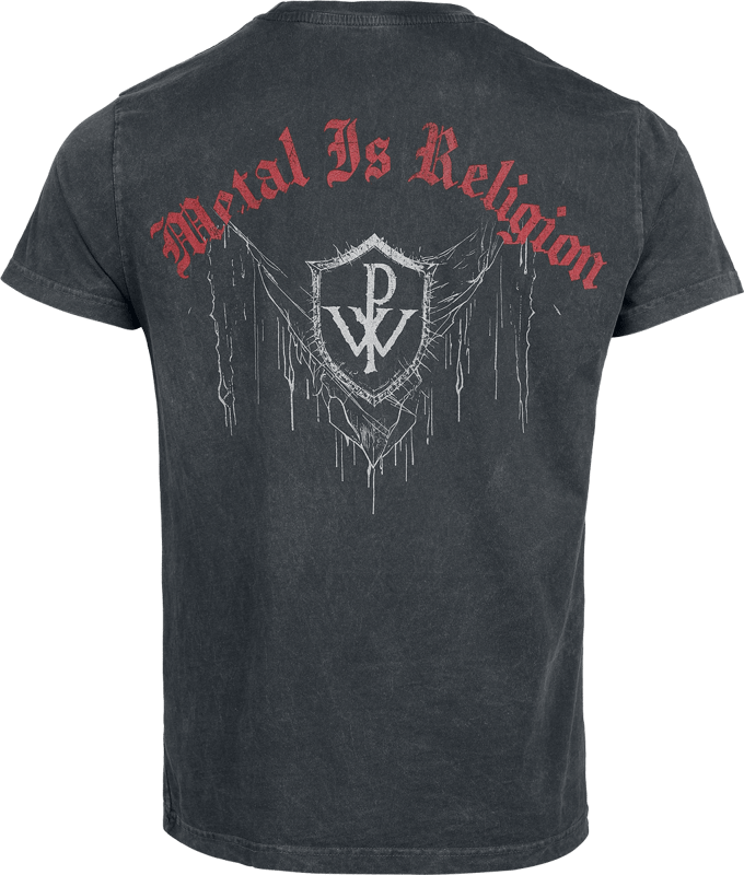 Powerwolf Chaos Heren T-shirt - donkergrijs - M