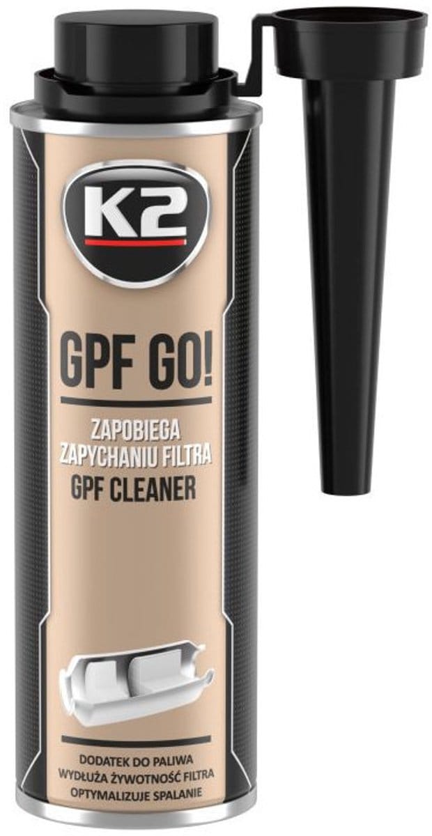 k2 gpf go - brandstofadditief - roetfilterreiniger - filterbeschermer - 250ml