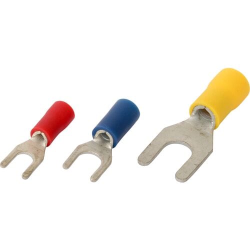 Toolstation Lip-vorkkabelschoen 6 x 6,4mm geel (100 Stuks)