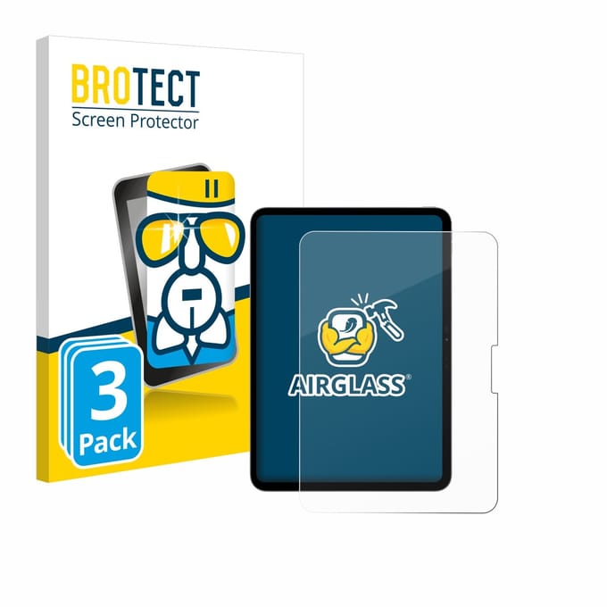 Screenprotector 3 Stuks voor Apple iPad Pro 11" WiFi 2024 Beschermglas transparant