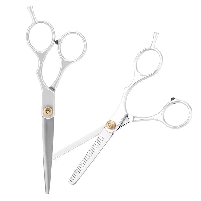 Professionele Haarknip Uitdunschaar Set Salon Kapper Kappersschaar rood