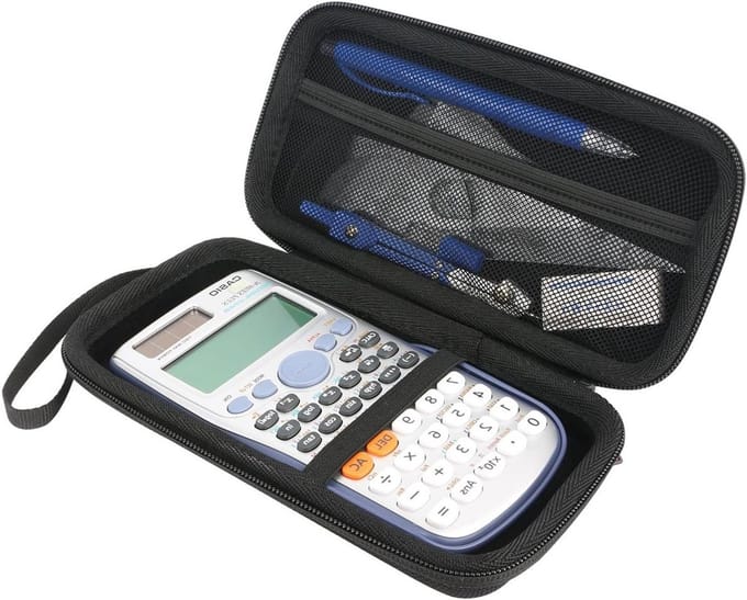 Duurzame Hardcase voor Casio FX-991 ES PLUS/DE Plus/DE X Wetenschappelijke Rekenmachine - Bescherming, Reis, Accessoires