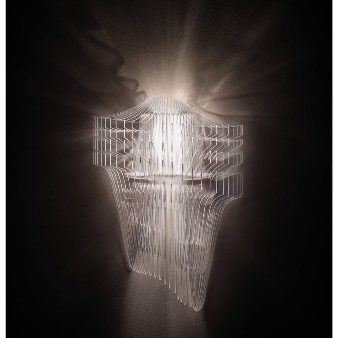 Slamp Aria design-wandlamp, helder