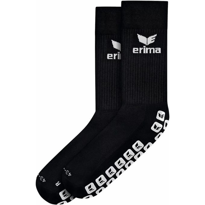 Erima Gripsokken - Zwart | Maat: 39-42