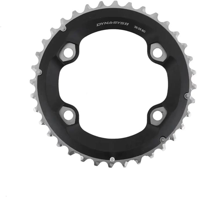 Shimano Xt 2x11s Kettingblad Zilver 36t