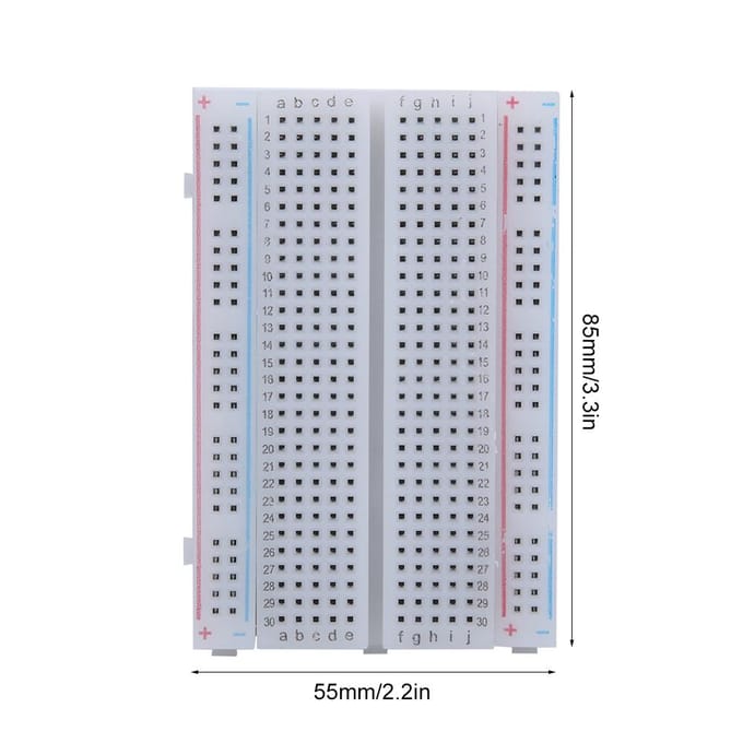 Platine d'essai sans soudure 400 points TiE Réutilisable