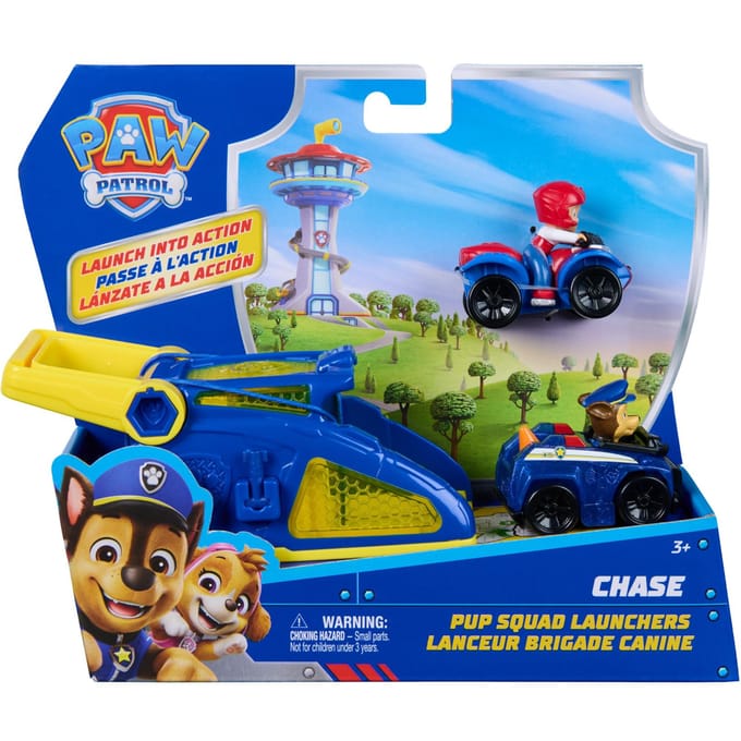 Spinmaster PAW Patrol Pup Squad Launchers – Chase Speelfiguren & personages
