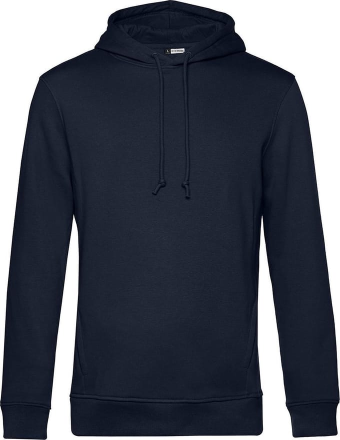 B&C Heren Biologische Hoodie (Marine)