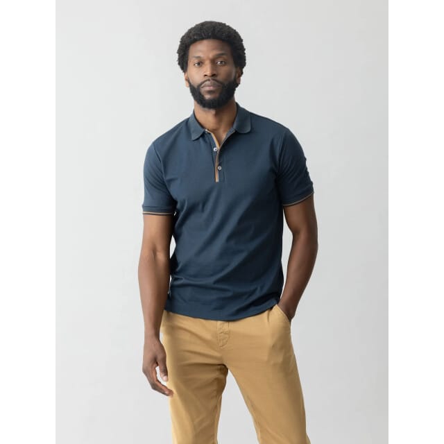 Mos Mosh 501990 469 mosmosh mmgharvey polo ss tee navy