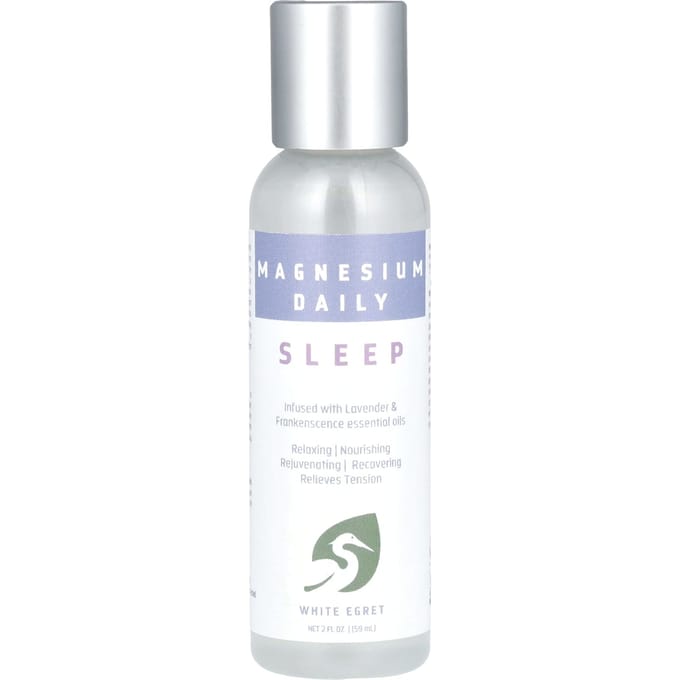 White Egret Personal Care, Magnesium Daily, Slaap, 2 fl oz (59 ml)