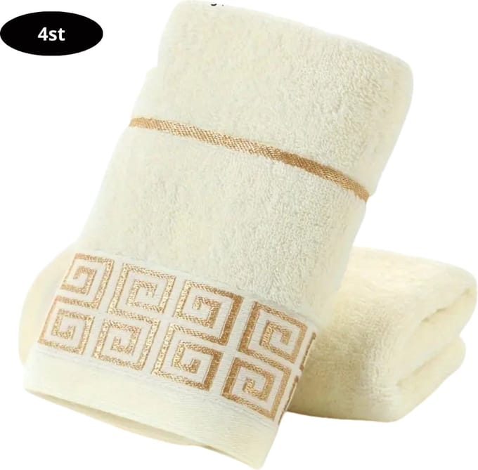 Nivard Handdoeken Set - Hotelkwaliteit - Handdoek - Towel - Wit - 4 Stuks