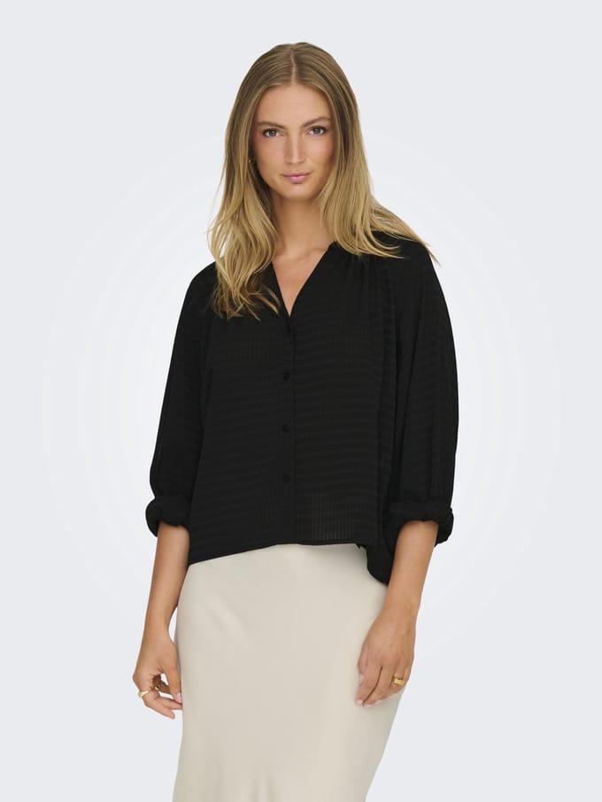 JDY - JDYJULIA L/S LOOSE SHIRT WVN - Dames - Blouses
