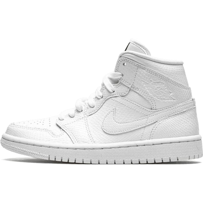 Air Jordan 1 Mid White Snakeskin (W)