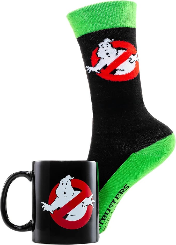 Ghostbusters - "No-Ghost Sign" Gift Set met Mok 315ml en Paar Sokken EU 41-45