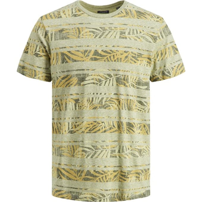 JACK&JONES - Maat M - JPRBLUDUST PLACEMENT STRIPE TEE Heren T-shirt