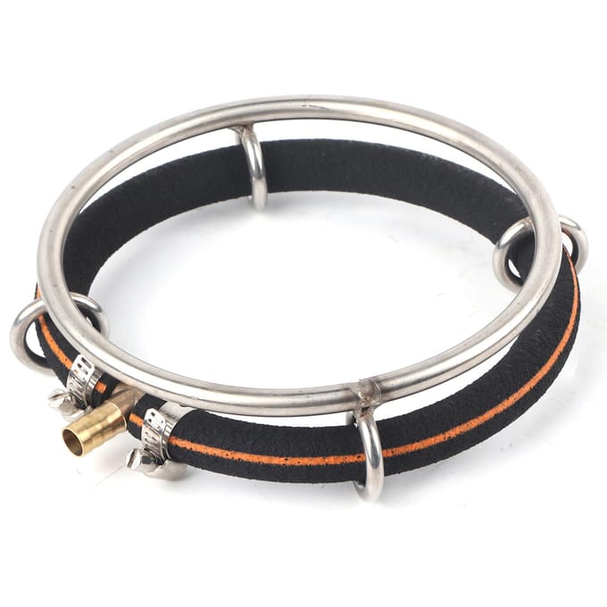 Aquarium Rond   Luchtsteen   Visvijver Zuurstofbelletjesmaker(Enkel   Ø 15cm) black