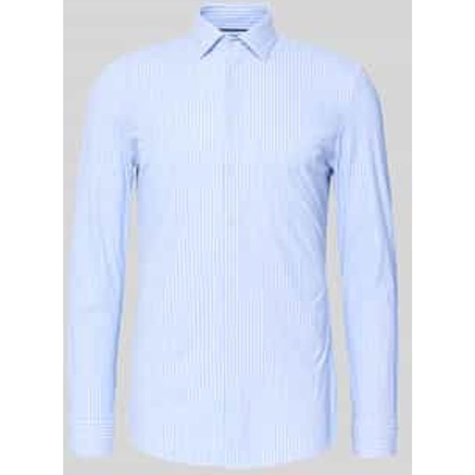 Super slim fit zakelijk overhemd met kentkraag