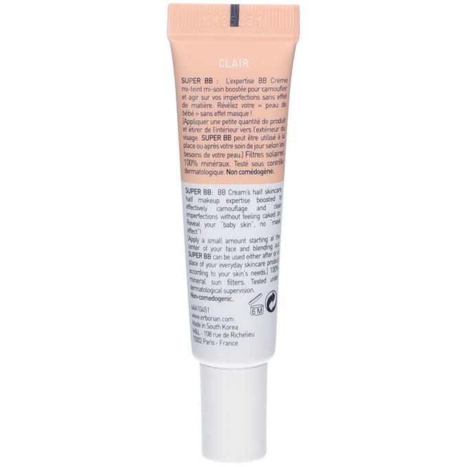 Erborian BB & CC Creams Super Crème au Ginseng SPF 20 Getinte dagcrèmes Dames 15 ml