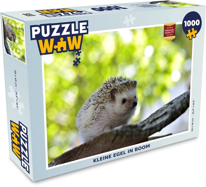 Puzzel Kleine egel in boom - Legpuzzel - Puzzel 1000 stukjes volwassenen