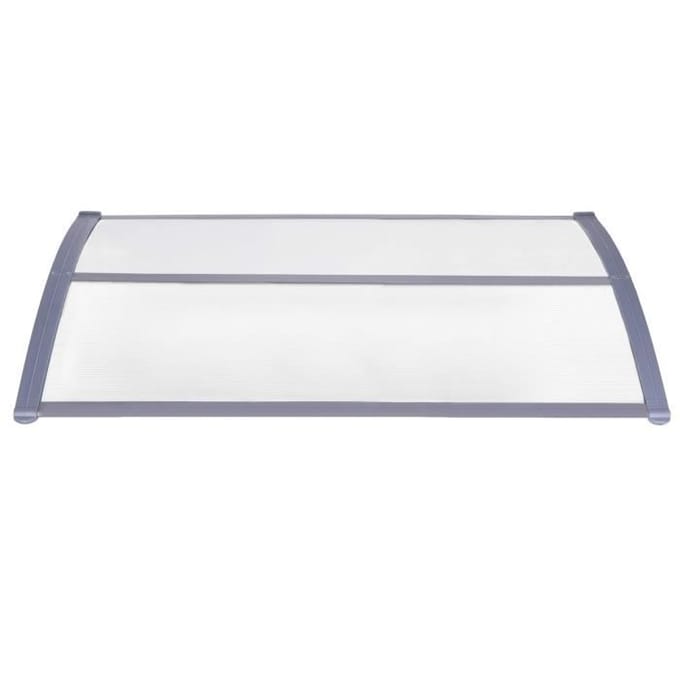 Springos Deurluifel - Transparant - Kunststof - Uv - Bestendig - 150 x 80 cm - Grijs