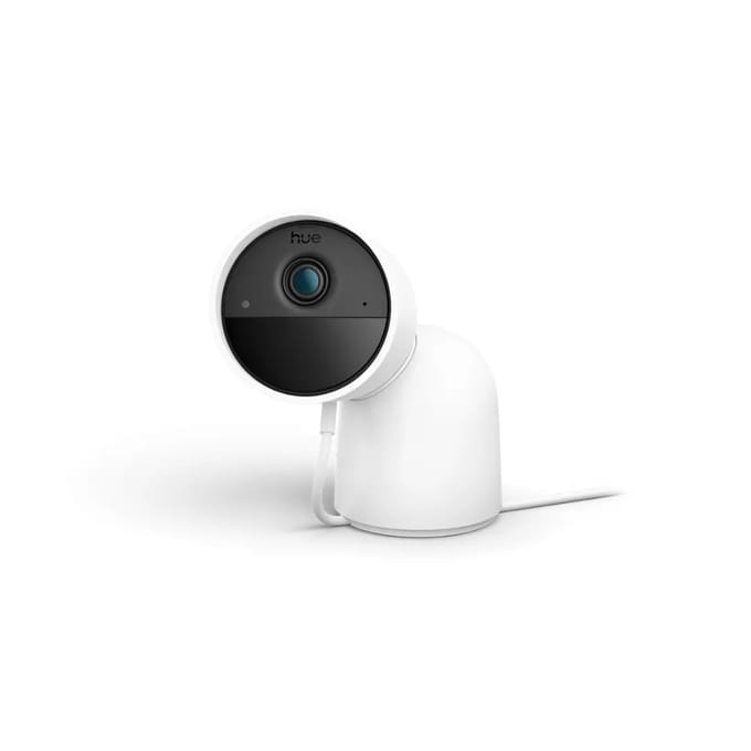 Philips Hue Secure 2K wired camera with desktop stand - white