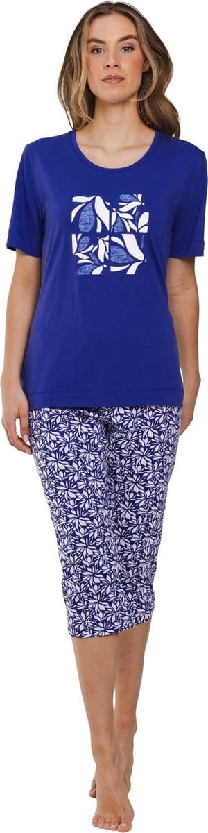 Pastunette Pyjama Blue Breeze - Katoen - Blauw - Maat 46