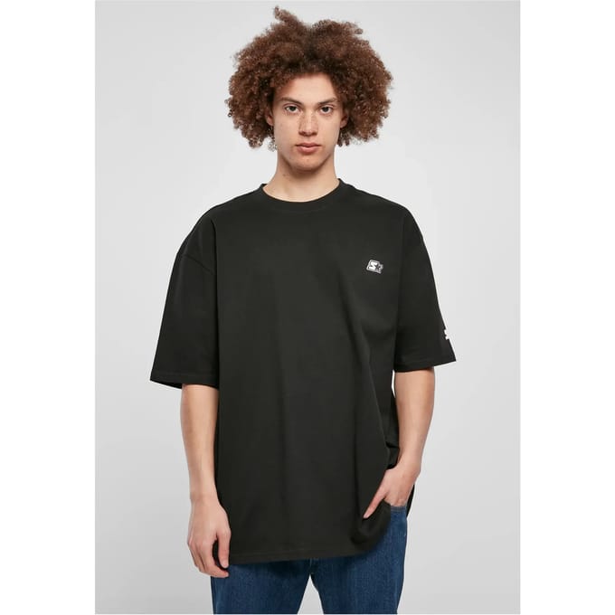 Starter Black Label - Essential Oversize Tee black Heren Tshirt - XL - Zwart