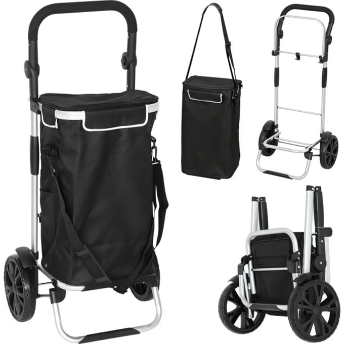 4goodz Boodschappentrolley met koelvak 40 liter -