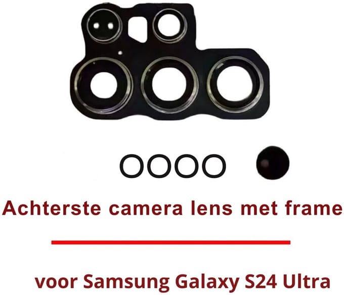 Samsung Galaxy S24 Ultra – Cameralens met Frame - Reparatieset