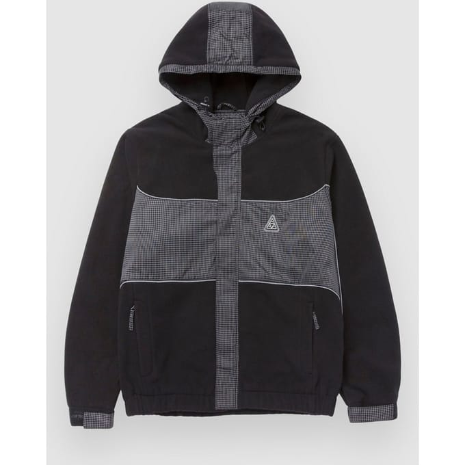 HUF Nauls Polar Fleece Jas zwart