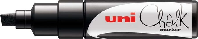 Chalk marker PWE-8K zwart