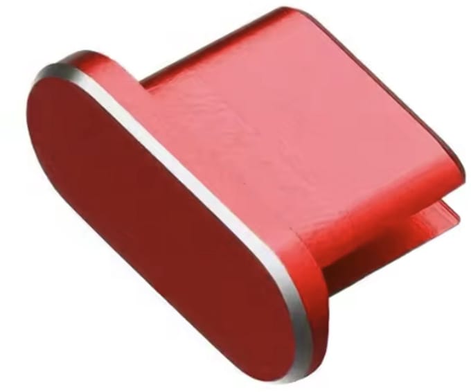 Go Go Gadget - Stofplug - Geschikt voor USB-C - Stofkapje - 1 stuk - Rood