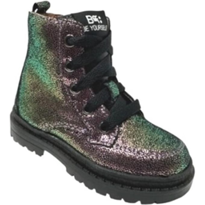 BunniesJR 225703-996 Meisjes Biker Boots - Multicolor - Leer - Ritssluiting
